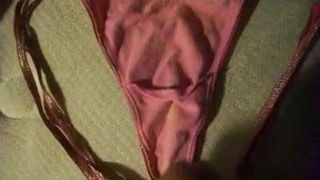 More cum in my older sisters panties.