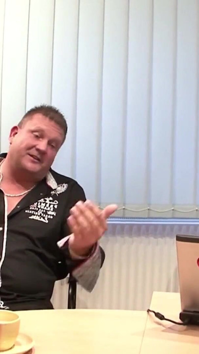 Key moment from "Two old Guys Fuck Teen with Glasses at Office - GERMAN RETRO"