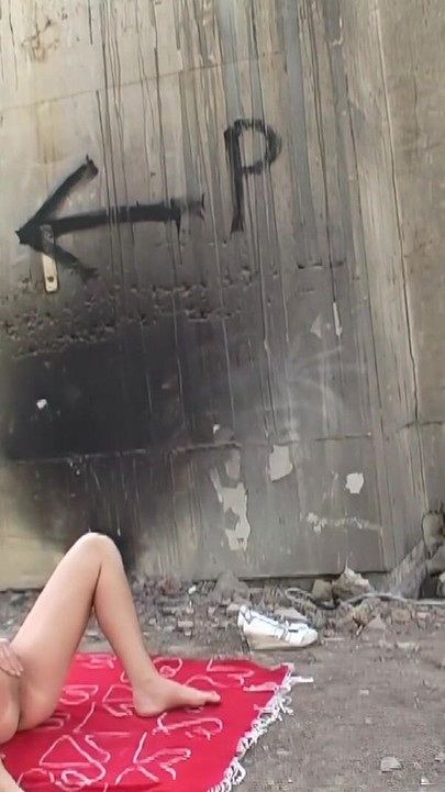 Jaw-dropping moment from "Old pervert Pavel Terrier fucks teen brunette Annie outdoors"