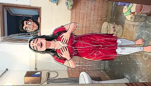 Video kartun ai kakak iparku dientot habis-habisan di kamar mandi