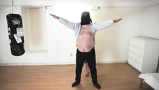 Spor Salonu Hatun Şişman Maskeli Itaatkarı Domine Ediyor