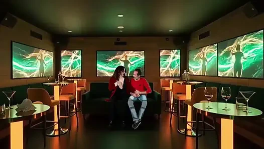 I masturbated a nightclub manager in the VIP room while my husband films