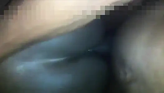 Merciless thrusts against her ass