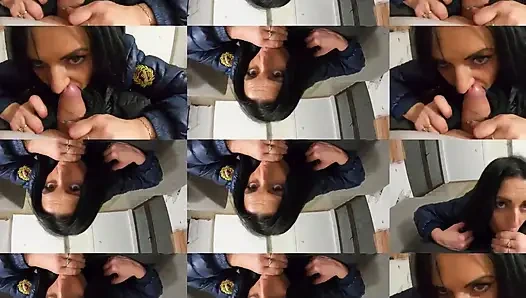 Sepong kontol sampai dalam banget, crot di celana dalamku