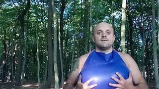 Extreme Big Tits Transgender In Latex - Outdoor Boobs Fetish