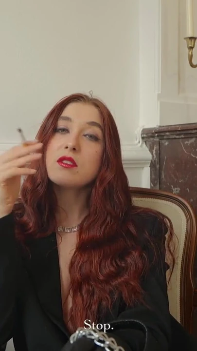 Must-see moment from "JOI SMOKE FETISH (FR with subs) - The last cigarette."