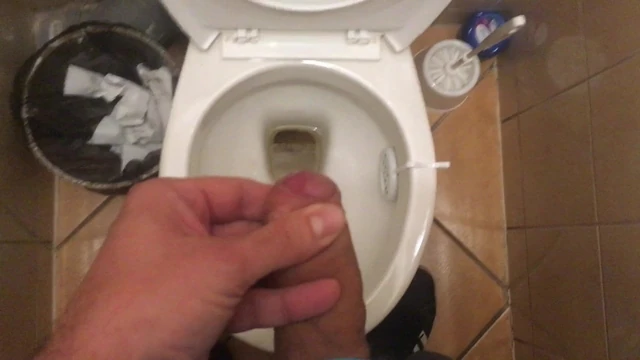 Jerking in WC