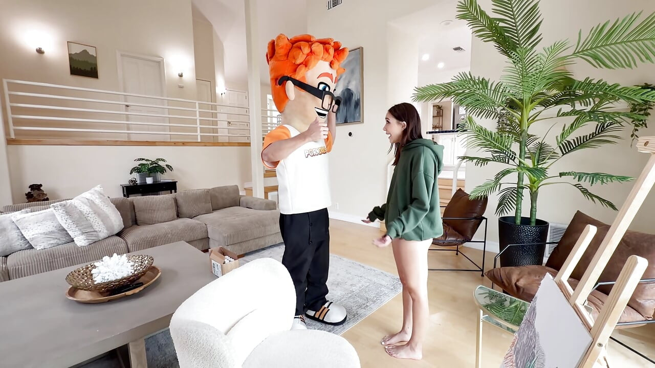 Shaved Petite Mia River Gives Footjob & Takes Facial on PornDudeCasting