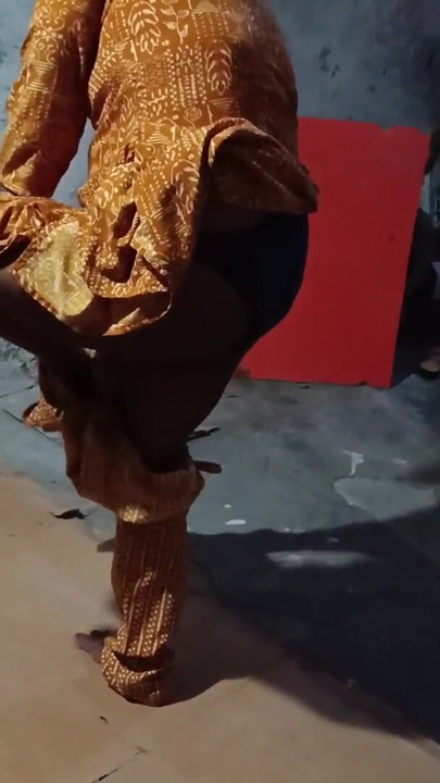 Captivating moment from "Big Ass bhabhi Changing her cloth and boy watchig on her bhabhi caught him and punish him with fucking"