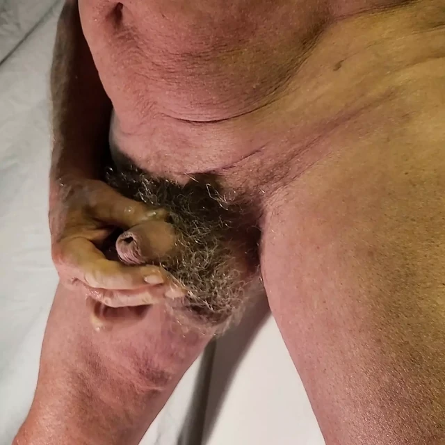 Masturbation helped from behind