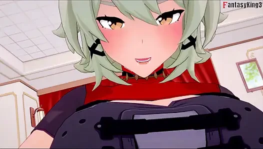 Caesar King get fucked in POV - Zenless Zone Zero