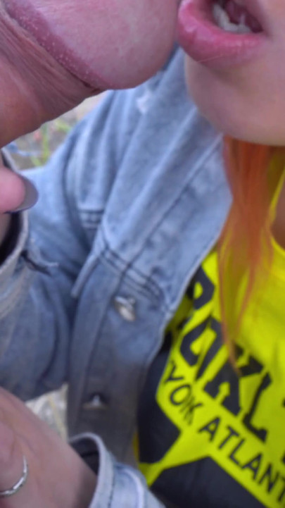 Fucking a redhead beauty in nature | Clip 1