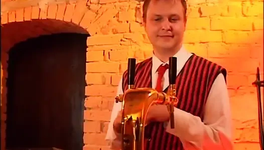 Busty Horny Slut Suck a Big Hard Cock of His Friend