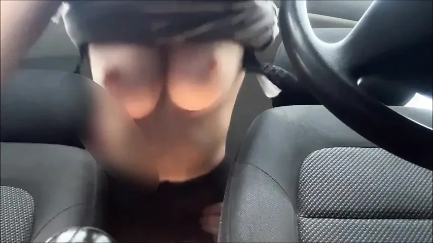 Sexy Student in the Car 2