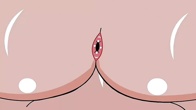 Breaking a redhead's ass (animation)