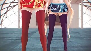 Mmd R-18 Anime Girls Sexy Dancing Clip 304