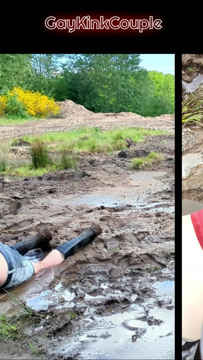 Çamur eğlencesi açık havada yakalandı