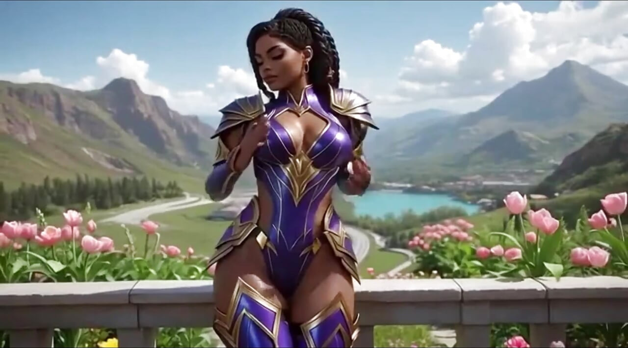 Senna League of Legends Hentai compilação tirando a roupa e provocando grandes mamas