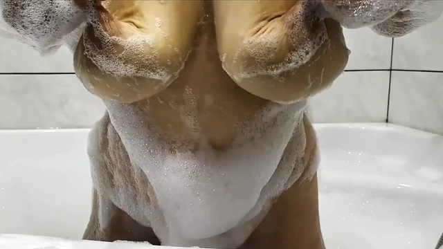 Saggy Bath Boobs