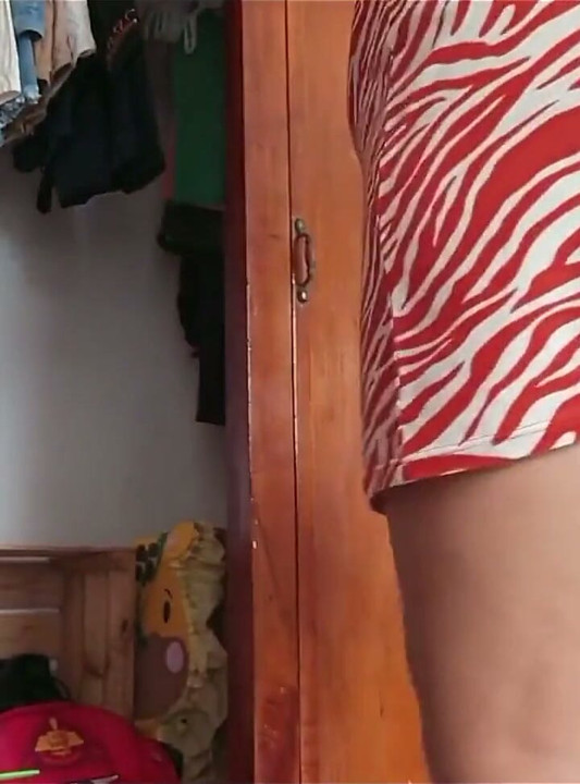 Chubby Mother-in-law in See-through Panties