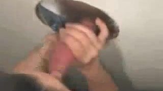 Even more gloryhole cock sucking with cumshot
