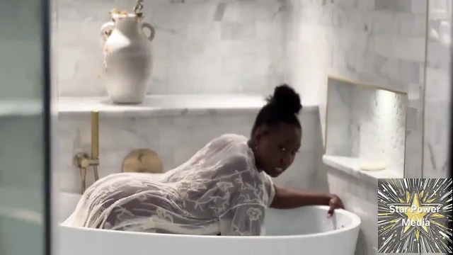 Sultry Soak: Giana's Naughty Bath Tease