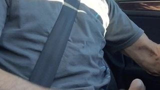 Wanking while driving