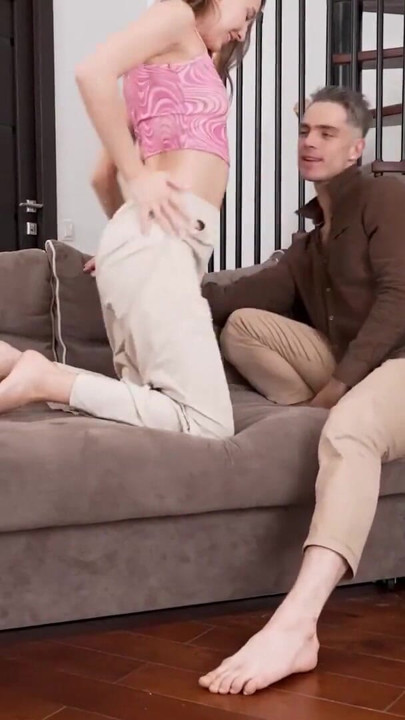 Brunette Teen Says You Didn’t Have to Bring Me Flowers Before Doggy at ClubSweethearts | Clip 1