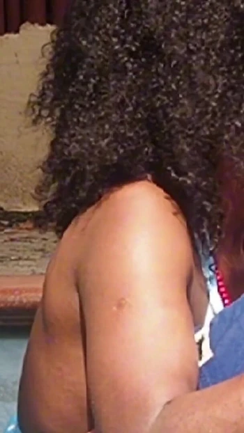 Jaw-dropping moment from "Black milf gets her pussy eaten and fucked at the pool by old man"
