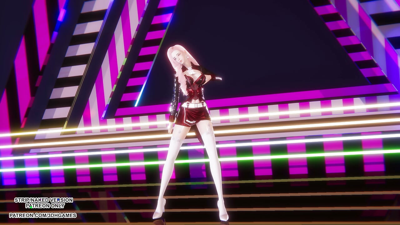 MMD YEJI - Air - Seraphine Sexy Kpop Dance League of Legends Hentai Necenzurat 4K 60FPS