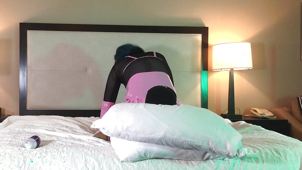Trans Woman in Chastity Fucked Hard - Compilation 8