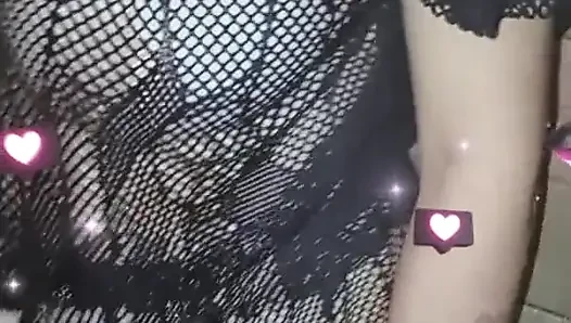 Ich dusche und wär mich