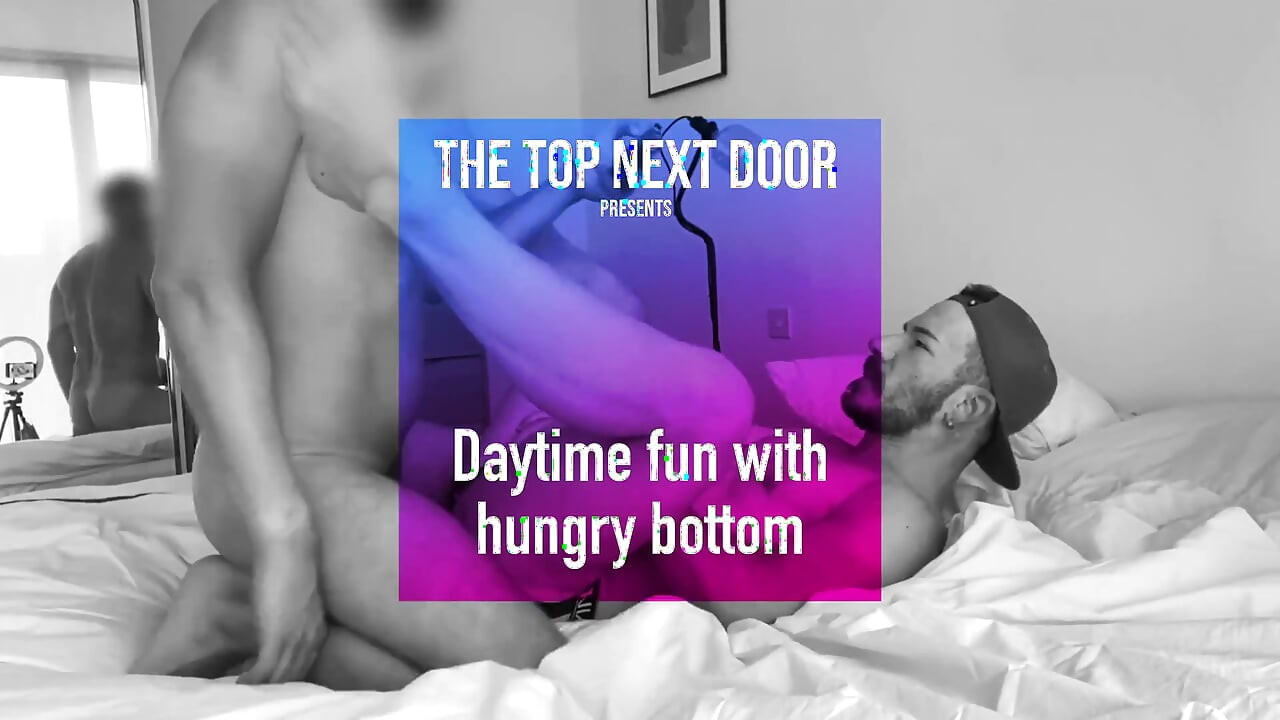 Daytime Fun with a Bottom Hungry for Cock