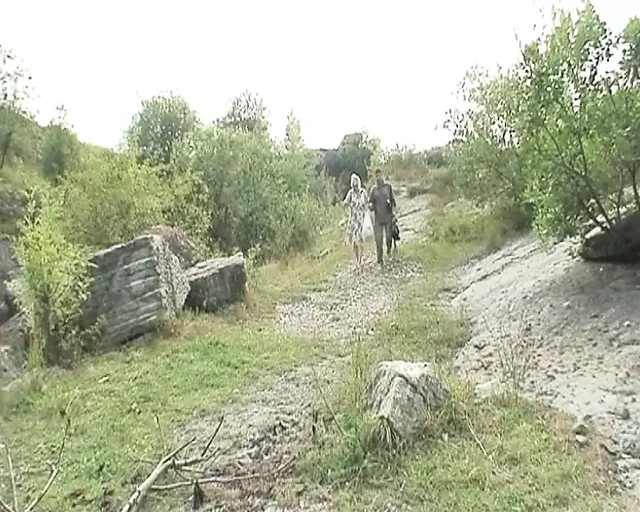 This outdoors threesome show will surely make you go wild