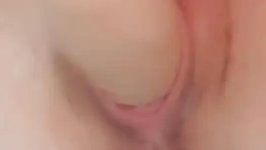 Dildo fucking my wet pussy in the shower