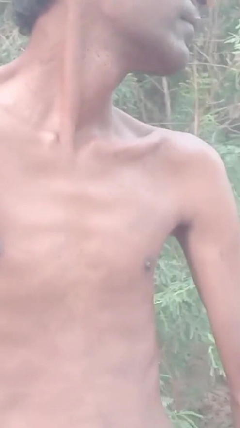 Rajesh Playboy 993 Outdoor Masturbating Big Cock and Outside Cumming in the Jungle | Clip 1