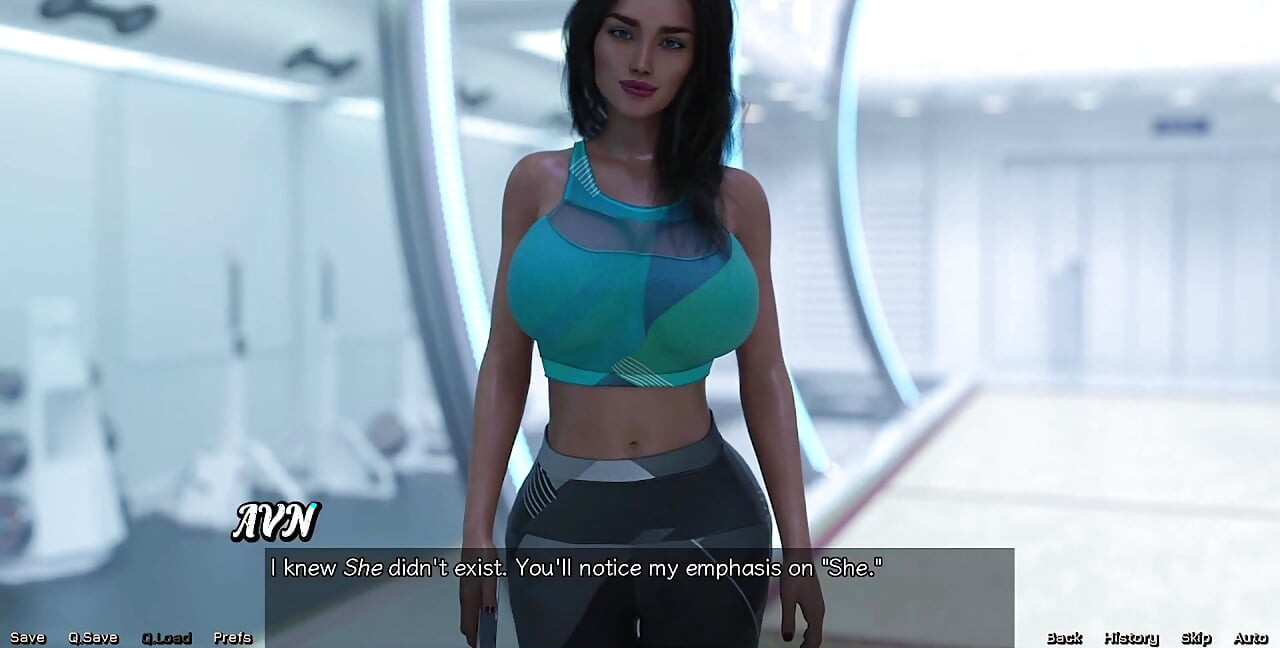Stranded in Space - Petite Brunette Can't Stop Looking at Busty MILFs Tits