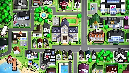 Summertime saga - johannes lagi asik mainin memek eve dan ngocok kontolnya