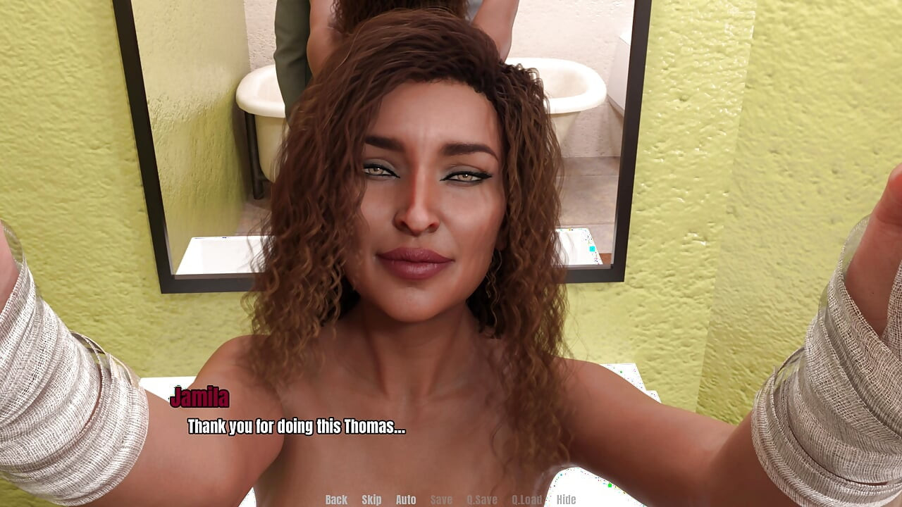 Grandma's House 32 - Thomas Milks Jamila's Big Boobs in Washroom