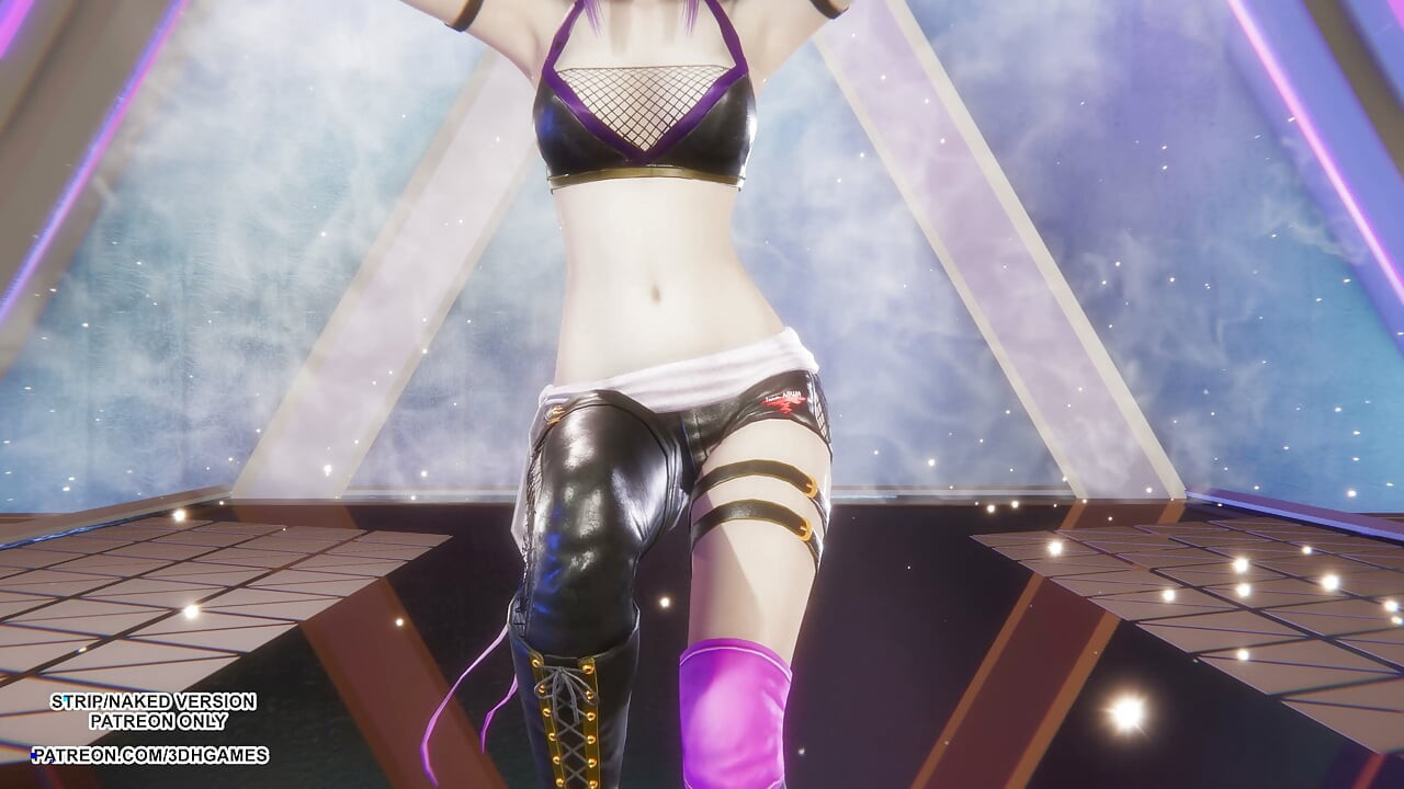 MMD - BlackPink - JUMP - Akali Sexy Kpop Dance League of Legends Hentai Uncensored 4K 60FPS