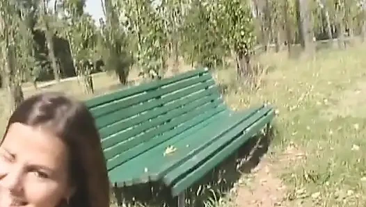 Picked up Bae From France Playing with Her Pussy