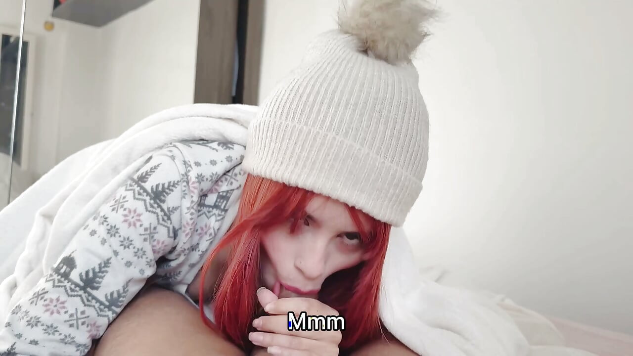 My red-haired stepsister gets very naughty under the covers