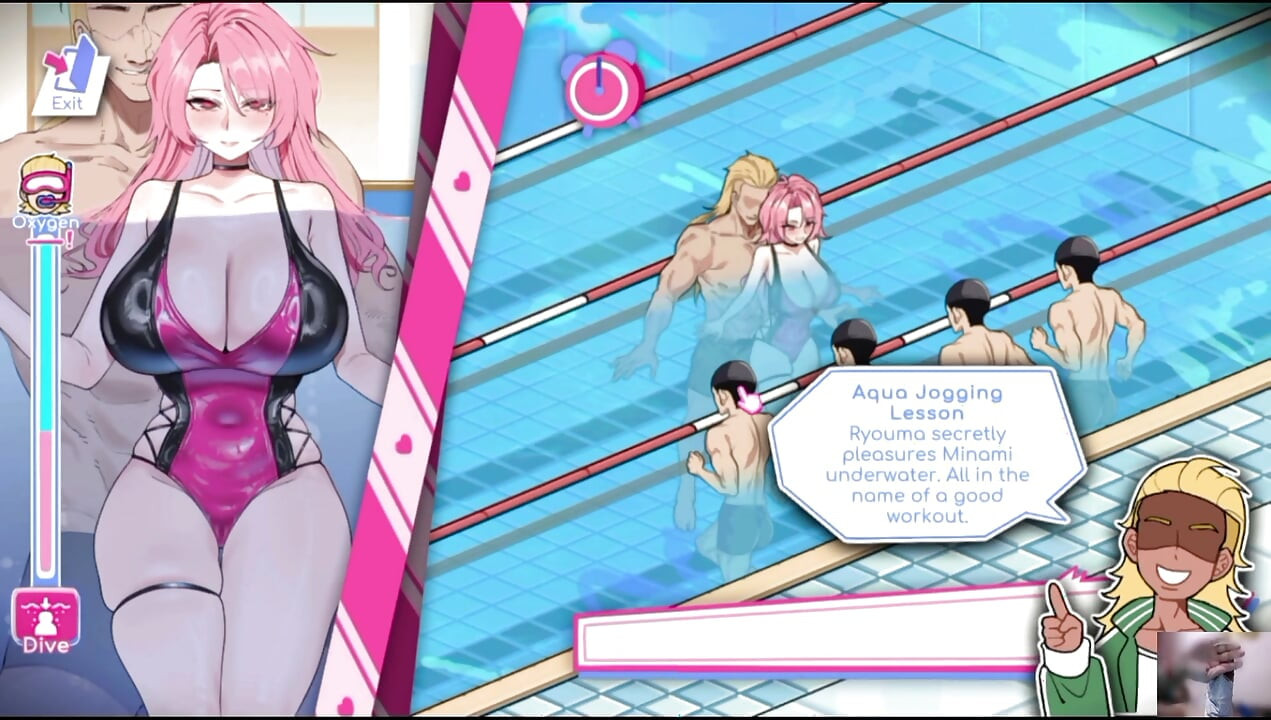 EP-2 "Lifeguard Holic Gameplay! NTR HENTAI GAME! ฉันให้แฟนสาวนอกใจเรียนว่ายน้ำแบบส่วนตัว!"