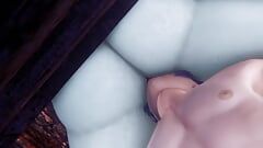 Lízání kundičky Lady Dimitrescu - Resident Evil Village Hentai Parodie Krátký klip