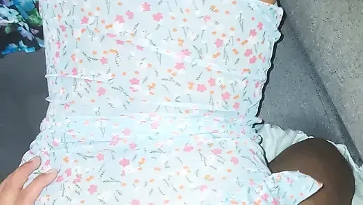 My stepdad saw me in a very short and sexy DRESS and he didn't hesitate to make me his!! He put his finger in my anus:(
