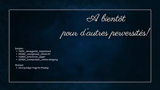 Aku haus kontolmu - audio bahasa prancis dicrot sperma