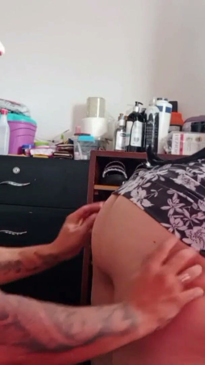 How sexy these stepsisters! Let me lift my skirt and stick my cock in you | Clip 1