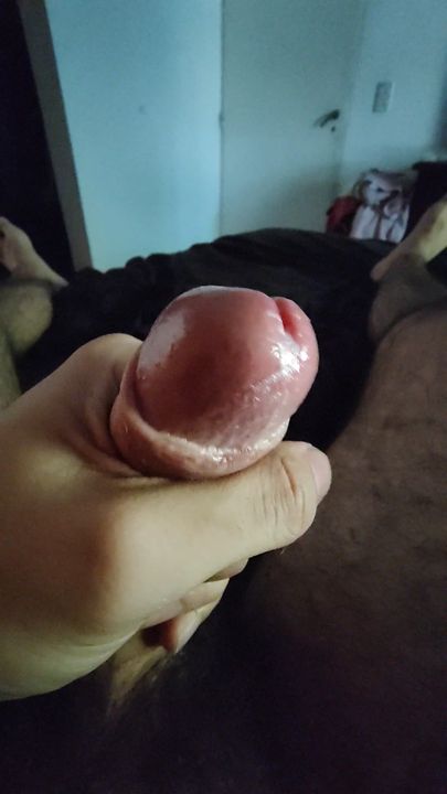 Collecting milk while masturbating