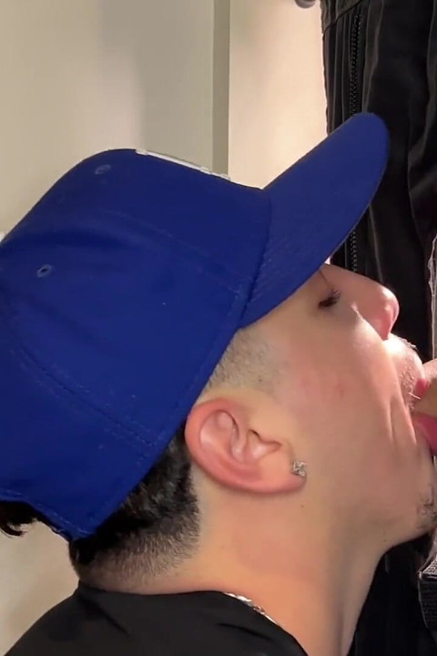 Gloryhole Bro Homie Sucks Big Uncut Cock Glory Hole