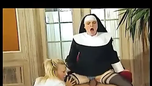 Nun, Priest, and Schoolgirl